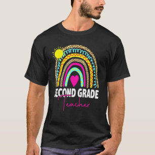 Second Grade Rainbow Girls Boys Teacher Team 2nd G T-Shirt