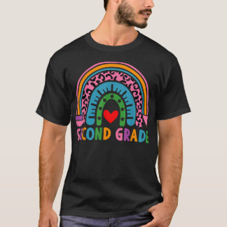Second Grade Rainbow Girls Boys Teacher Team 2nd G T-Shirt