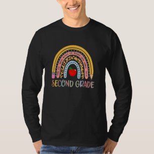 Second Grade Rainbow Girls Boys Teacher Team 2nd G T-Shirt