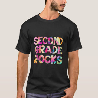 Second Grade Rocks Tie Dye Team 2Nd Grade Teacher  T-Shirt