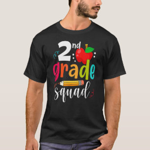Second Grade Squad  Back To School 2nd Graders Tea T-Shirt