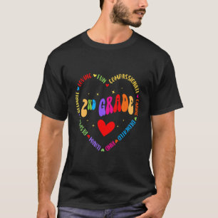 Second Grade Teacher 2nd Grade Crew Retro 1st Day T-Shirt