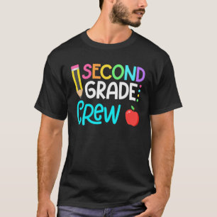 Second Grade Teacher Back To School 2Nd Grade Crew T-Shirt