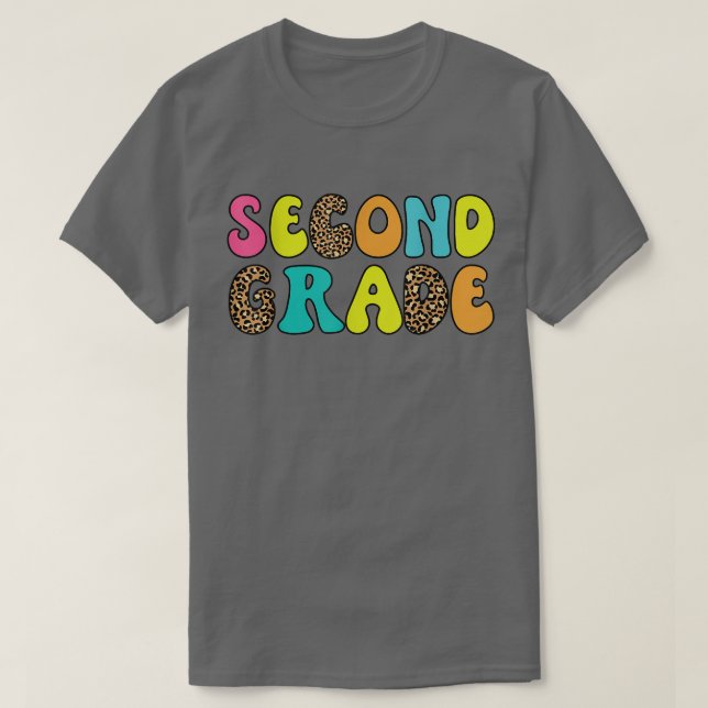 Second Grade teacher Back To School  T-Shirt (Design Front)
