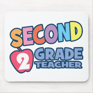 Second Grade Teacher Mouse Pad