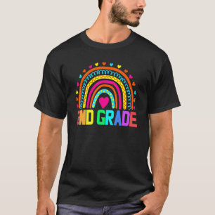 Second Grade Teacher Rainbow 2nd Grade Teacher  3 T-Shirt