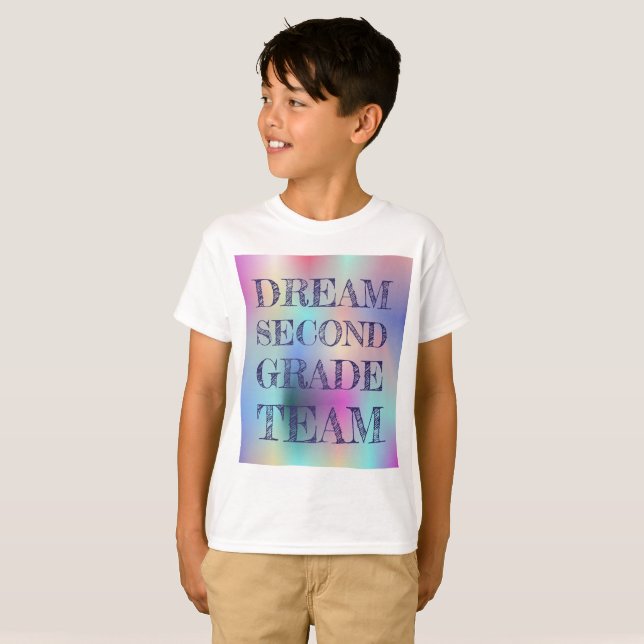 second grade team T-Shirt (Front Full)