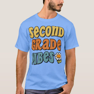 Second Grade Vibes 2nd Grade Team Back To School T-Shirt