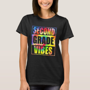 Second Grade Vibes - 2nd Grade Team Retro 1st Day  T-Shirt