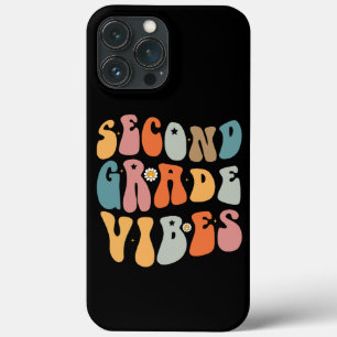 Second Grade Vibes Back To School Groovy School  iPhone 13 Pro Max Case