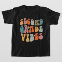 Second Grade Vibes Back To School Groovy School