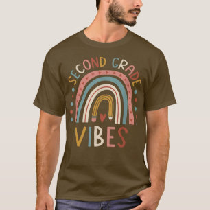 Second Grade Vibes Back To School Student Teacher T-Shirt