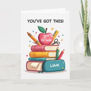 Second Grade You’ve Got This Personalise School Card