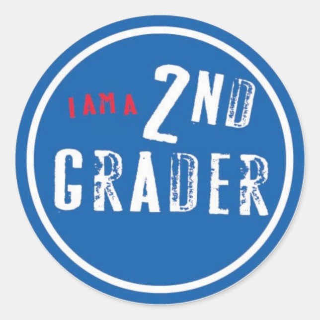 Second Grader Sticker (Front)