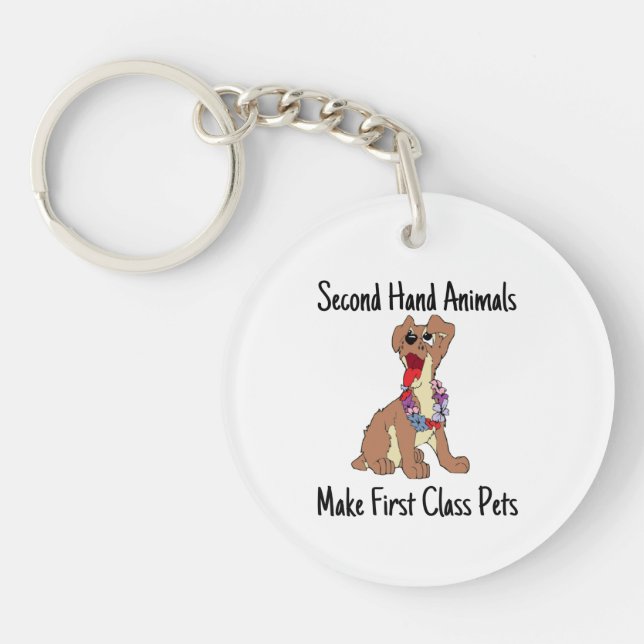 Second Hand Animals Make First Acrylic Keychain (Front)