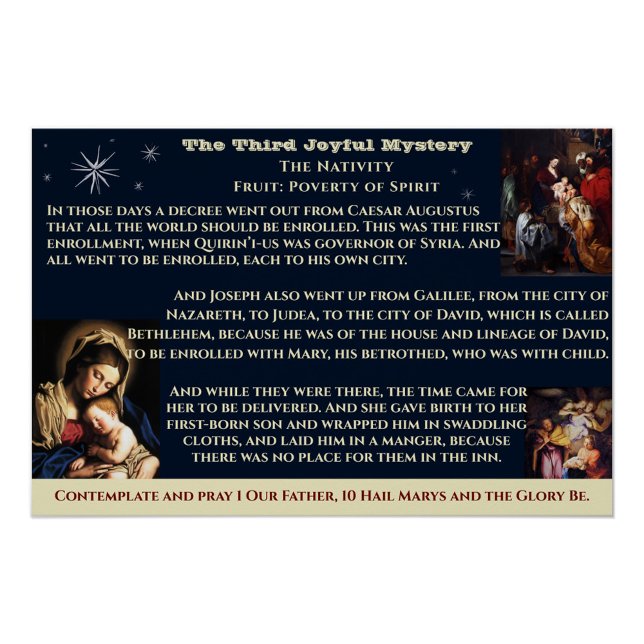 Second Joyful Mystery Poster (Creator Uploaded)