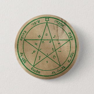 Second Pentacle of Venus 6 Cm Round Badge