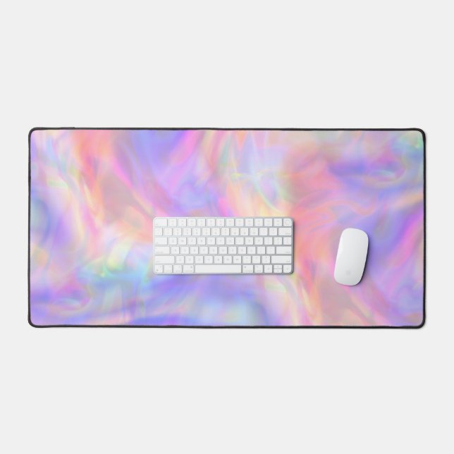 second sight, holo pastel : desk mat (Keyboard & Mouse)