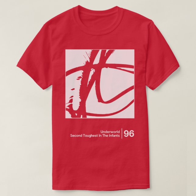 Second Toughest In The Infants Minimal Style Graph T-Shirt (Design Front)