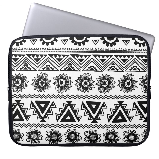 Second tribal ethnic, seamless pattern. laptop sleeve (Front)