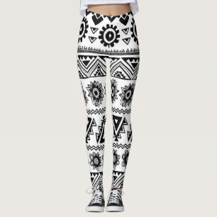 Second tribal ethnic, seamless pattern. leggings