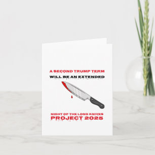 Second Trump Term Project 2025 Card