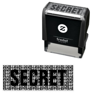 Secret Address Blocker Self-inking Stamp