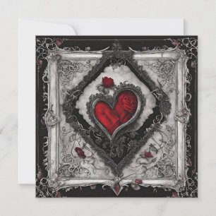 Secret Admirer flat card with inscription on back