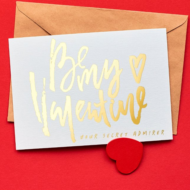 SECRET ADMIRER WHITE MODERN VALENTINES DAY GOLD (Creator Uploaded)