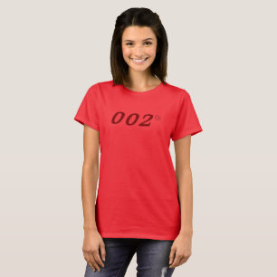 Secret Agent 002 Zero Zero Two Pickleball T-Shirt