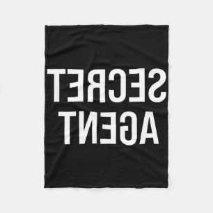 Secret Agent Halloween Costume Spy Undercover Espi Fleece Blanket