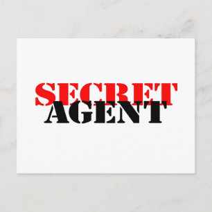 Secret Agent Postcard