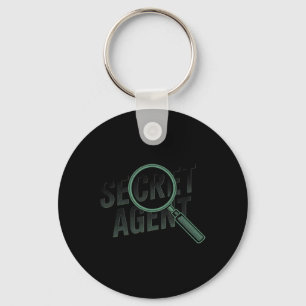Secret Agent - Secret Agent Costume Inspector Spy  Key Ring