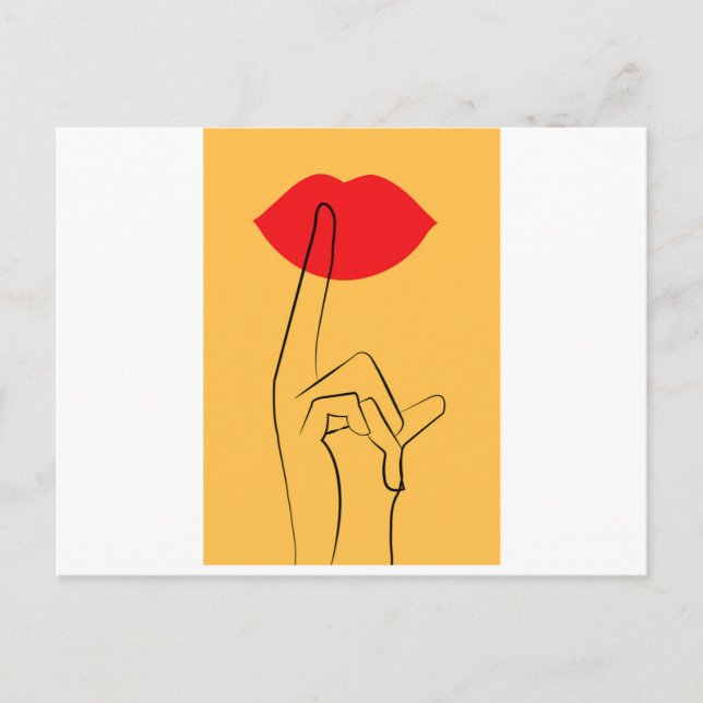 secret announcement postcard (Front)