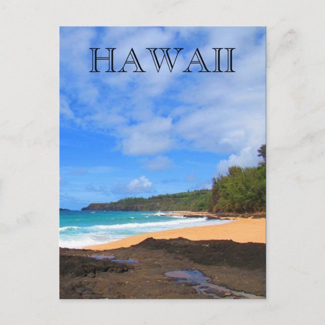 secret beach hawaii postcard (Front)