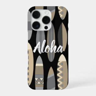 Secret Beach Hawaiian Surfboards - Black iPhone 16 Pro Case