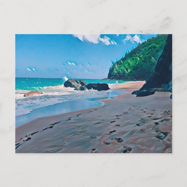 Secret Beach, Kauai Postcard (Front)