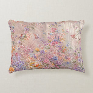Secret Blossom Symphony Decorative Cushion