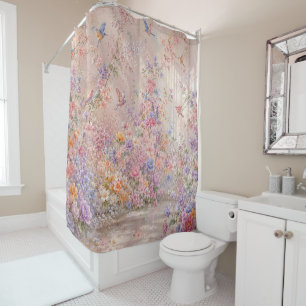 Secret Blossom Symphony Shower Curtain