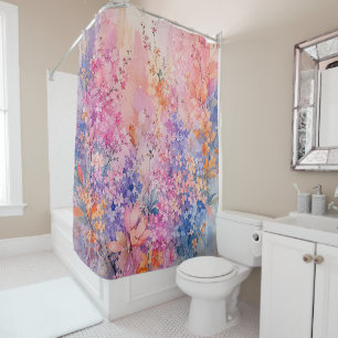 Secret Blossom Symphony Shower Curtain