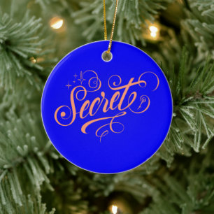 Secret - ceramic tree decoration