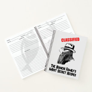 Secret Family Recipes Notebook