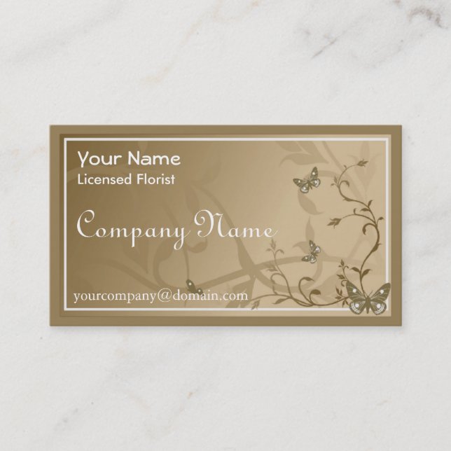 Secret Garden Business Card (Front)