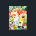 Secret Garden Floral III Canvas Print<br><div class="desc">Secret Garden Floral III by Karen Fields</div>