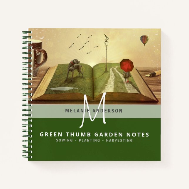 Secret Garden Green Thumb Gardeners Journal (Front)