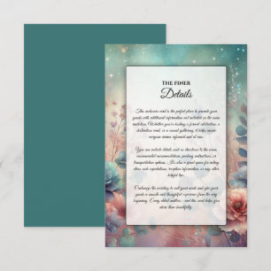 Secret Garden in Evening Glow Enclosure Card