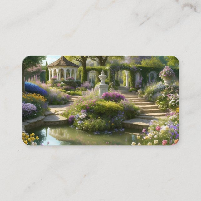 Secret Garden of Our Minds Bookmark Business Card (Front)