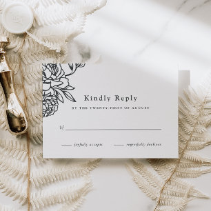 Secret Garden RSVP Card