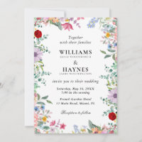Secret Garden Wedding Invitation