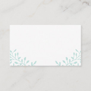 Secret Garden Wedding Place Cards 100 pk - Mint